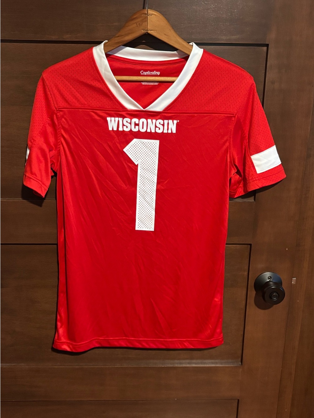 Wisconsin Red Team Jersey - #1